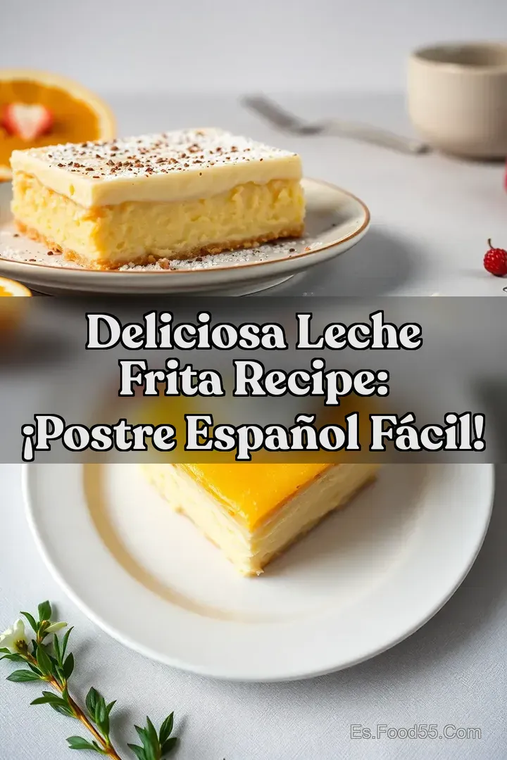 Deliciosa Leche Frita Recipe: &iexcl;Postre Espa&ntilde;ol F&aacute;cil!
