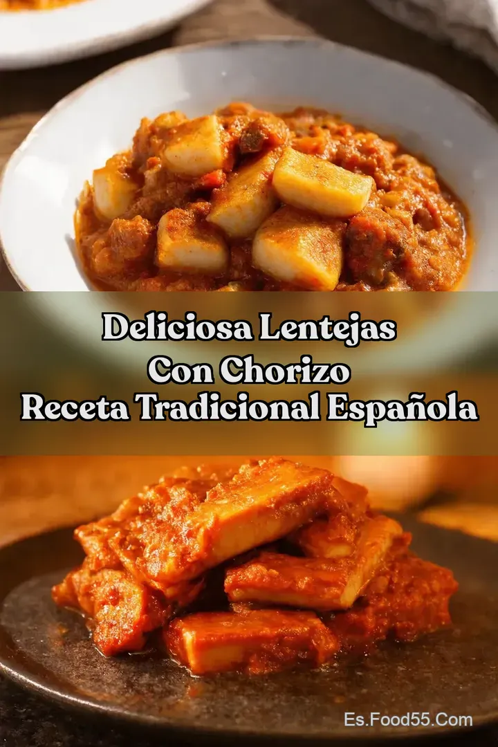 Deliciosa Lentejas con Chorizo Receta Tradicional Espa&ntilde;ola