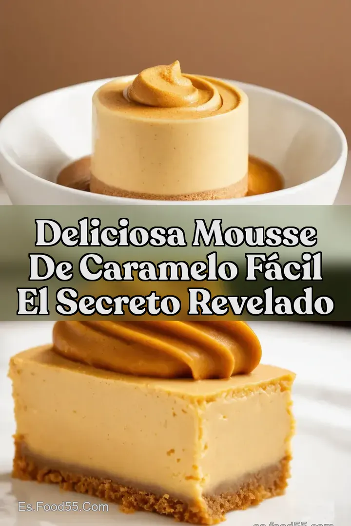 Deliciosa Mousse de Caramelo F&aacute;cil El Secreto Revelado