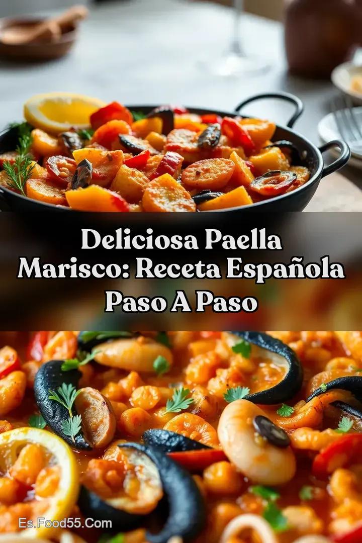 Deliciosa Paella Marisco: Receta Espa&ntilde;ola Paso a Paso