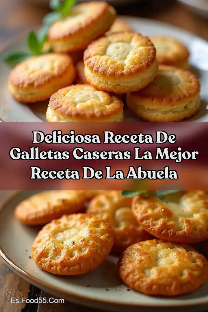 Deliciosa receta de galletas caseras La mejor receta de la abuela