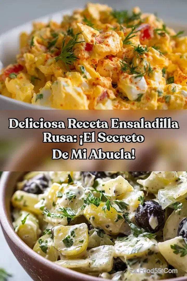 Deliciosa Receta Ensaladilla Rusa: &iexcl;El Secreto de mi Abuela!