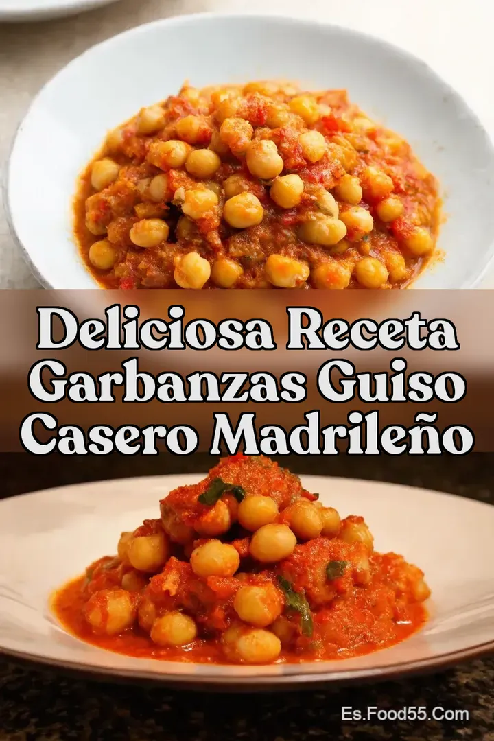 Deliciosa Receta Garbanzas Guiso Casero Madrile&ntilde;o