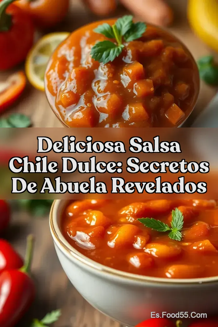 Deliciosa Salsa Chile Dulce: Secretos De Abuela Revelados
