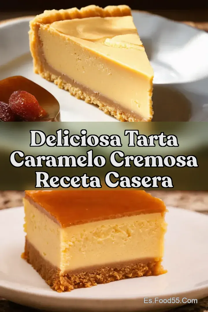 Deliciosa Tarta Caramelo Cremosa Receta Casera