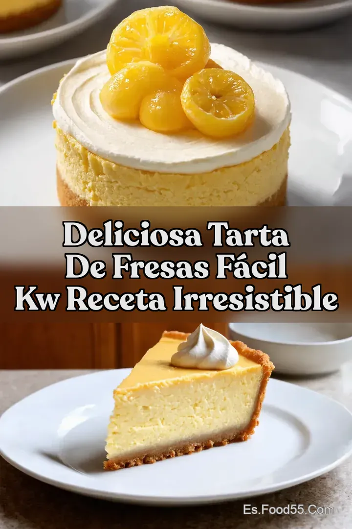 Deliciosa Tarta de Fresas F&aacute;cil kw Receta Irresistible
