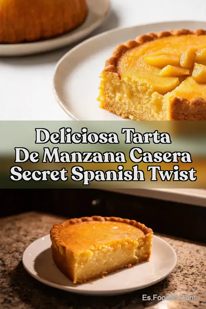 Deliciosa Tarta de Manzana Casera Secret Spanish Twist