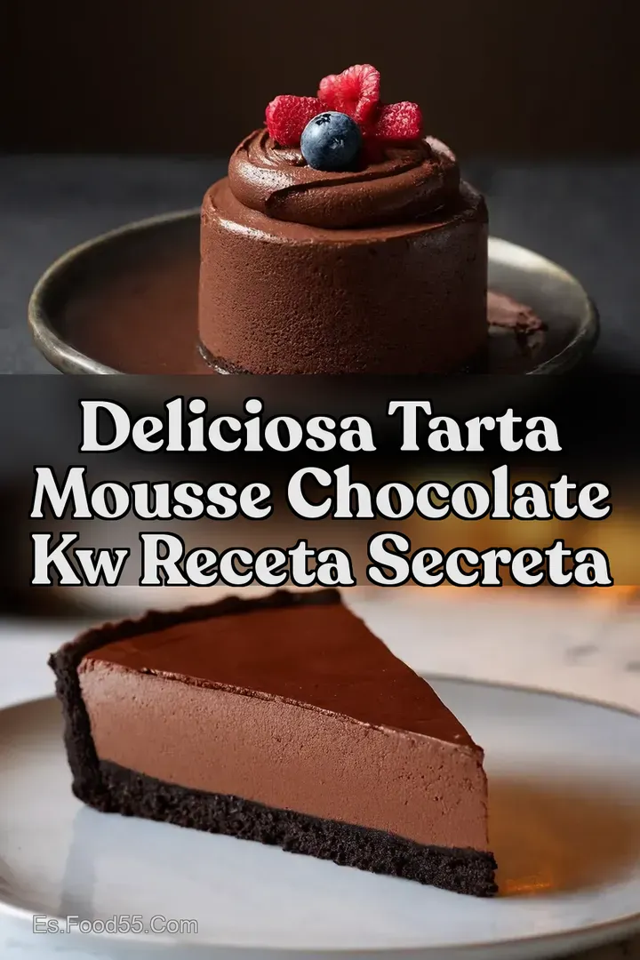 Deliciosa Tarta Mousse Chocolate kw Receta Secreta