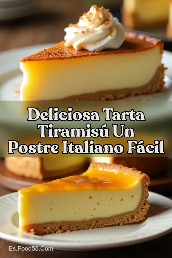 Deliciosa Tarta Tiramis&uacute; Un Postre Italiano F&aacute;cil
