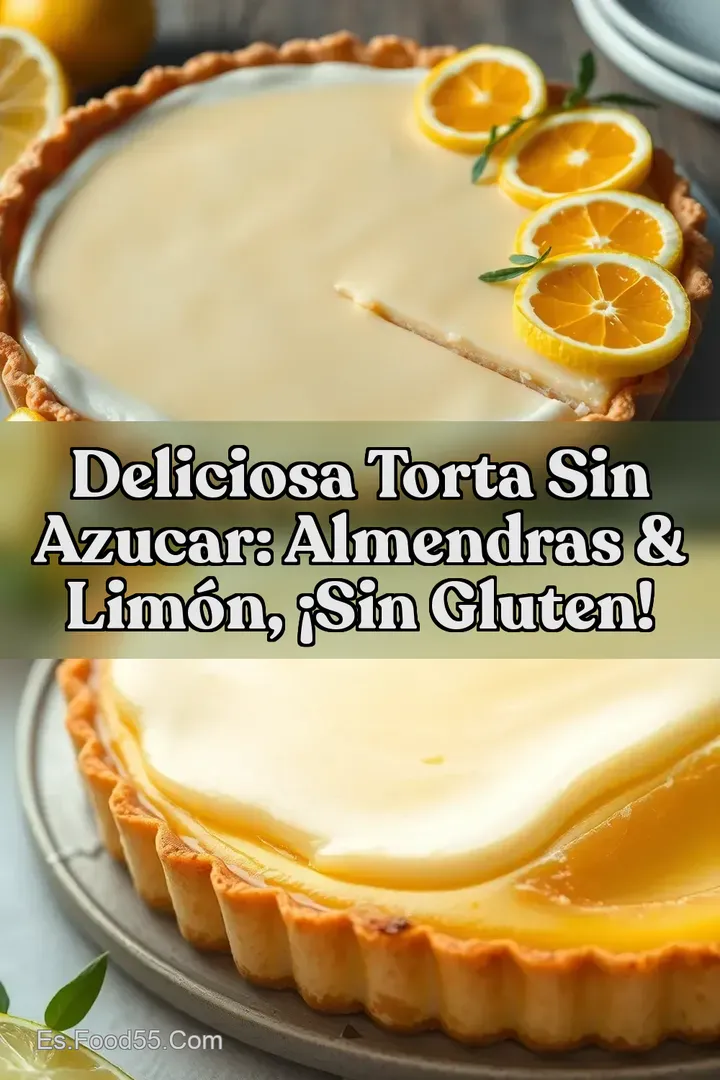 Deliciosa Torta Sin Azucar: Almendras & Lim&oacute;n &iexcl;Sin Gluten!