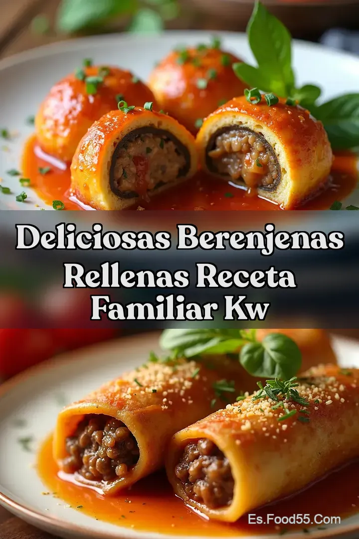 Deliciosas Berenjenas Rellenas Receta Familiar kw