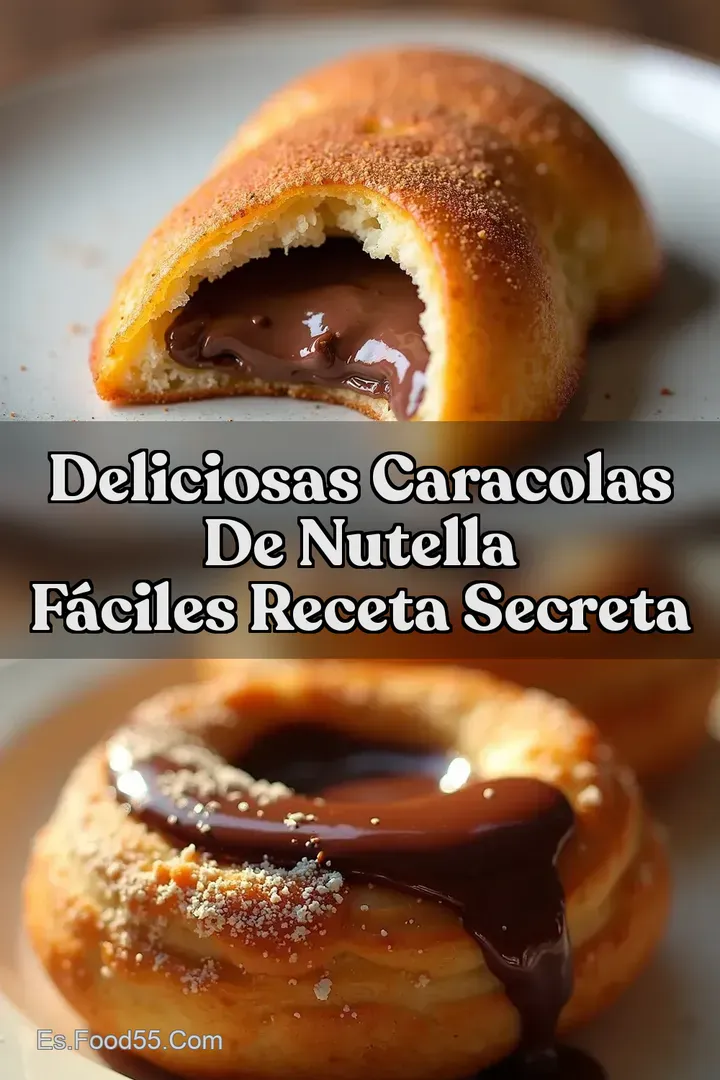 Deliciosas Caracolas de Nutella F&aacute;ciles Receta Secreta