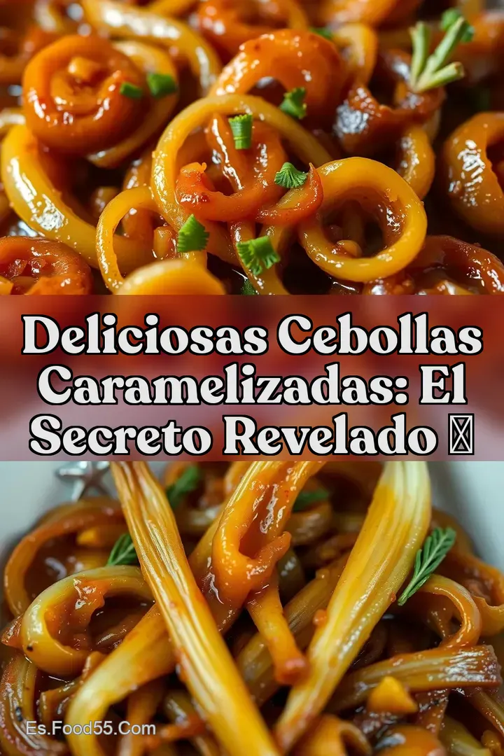 Deliciosas Cebollas Caramelizadas: El Secreto Revelado ✨