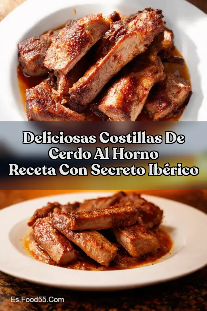Deliciosas Costillas de Cerdo al Horno Receta con Secreto Ib&eacute;rico