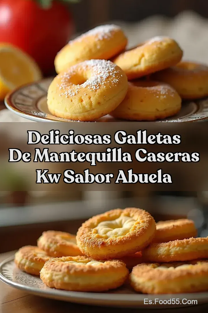Deliciosas Galletas de mantequilla caseras kw Sabor Abuela
