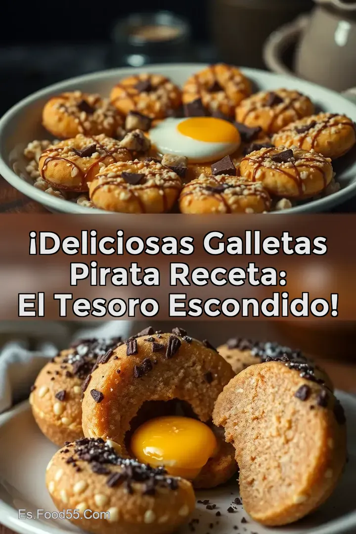 &iexcl;Deliciosas Galletas pirata receta: El Tesoro Escondido!