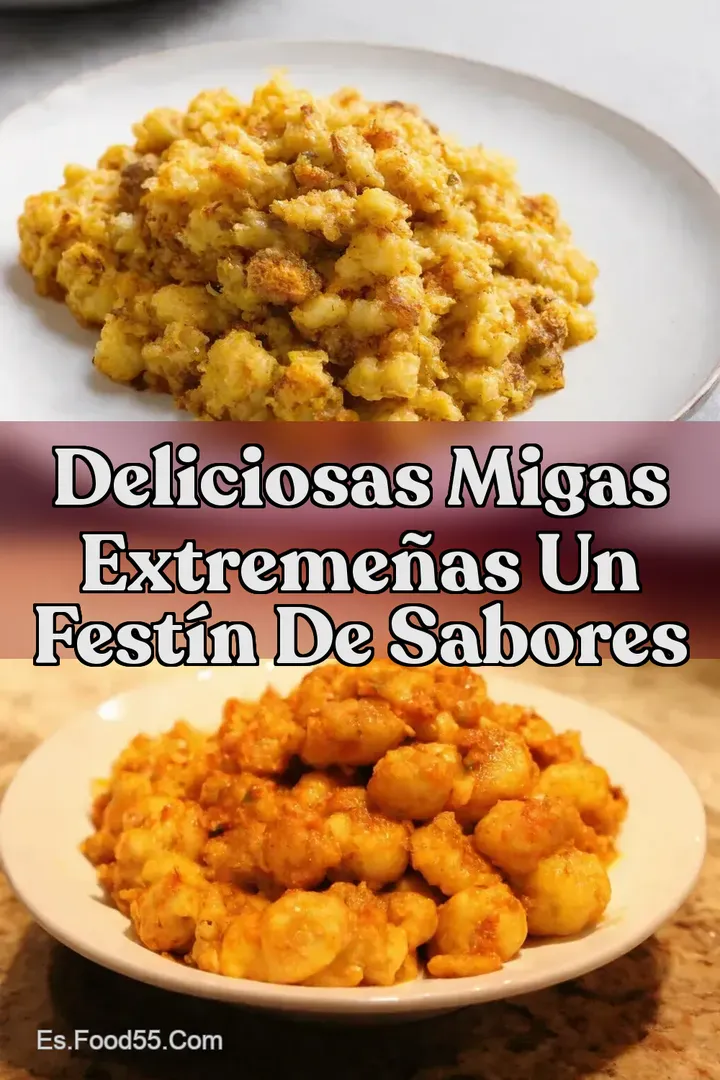 Deliciosas Migas Extreme&ntilde;as Un Fest&iacute;n de Sabores