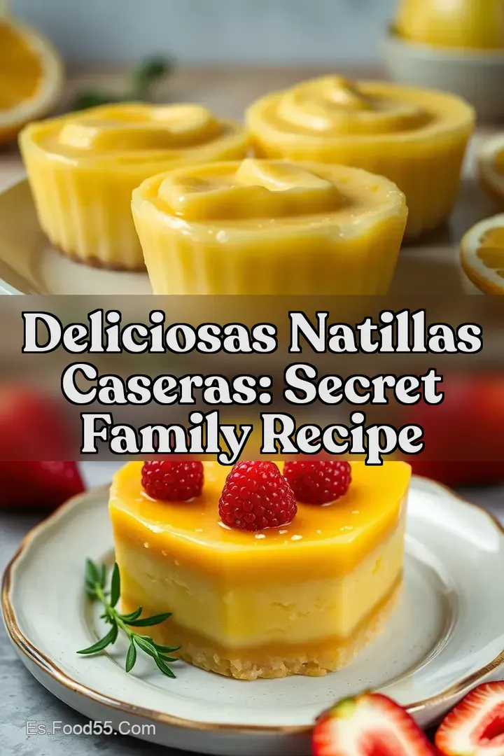 Deliciosas Natillas Caseras: Secret Family Recipe