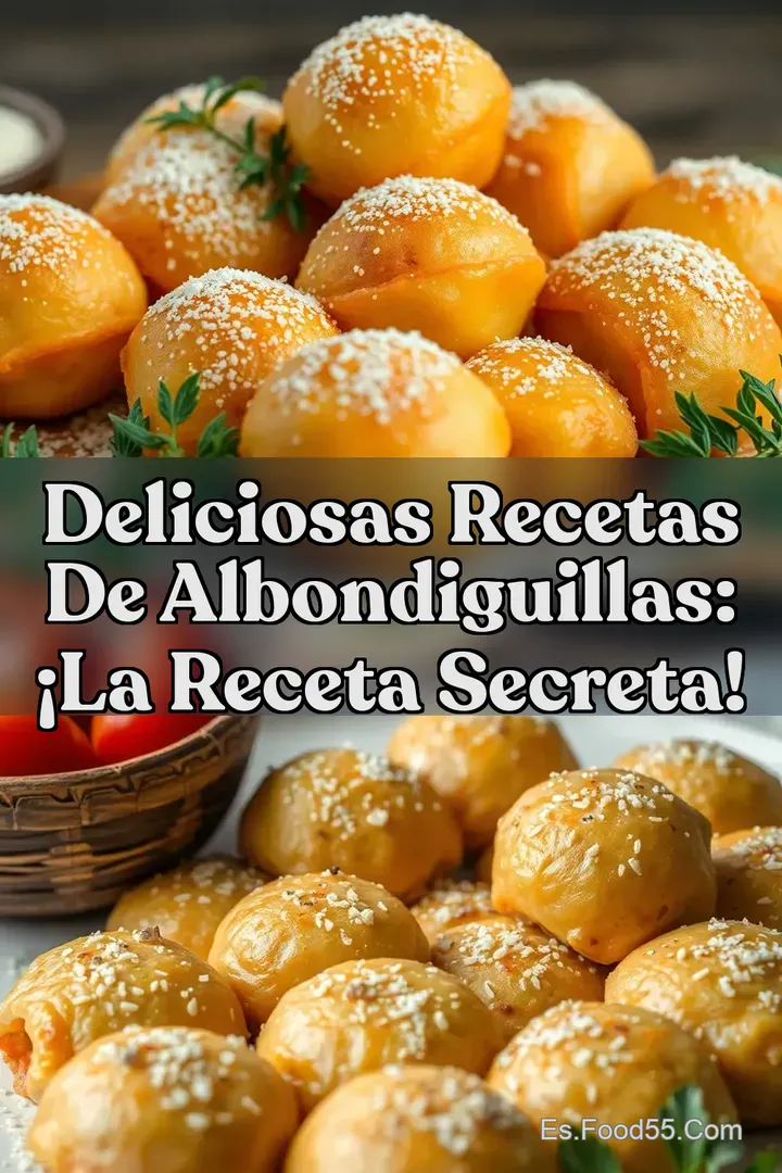 Deliciosas Recetas de Albondiguillas: &iexcl;La Receta Secreta!