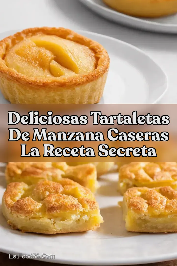 Deliciosas Tartaletas de Manzana Caseras La Receta Secreta