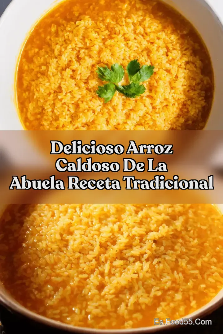 Delicioso Arroz Caldoso de la Abuela Receta Tradicional