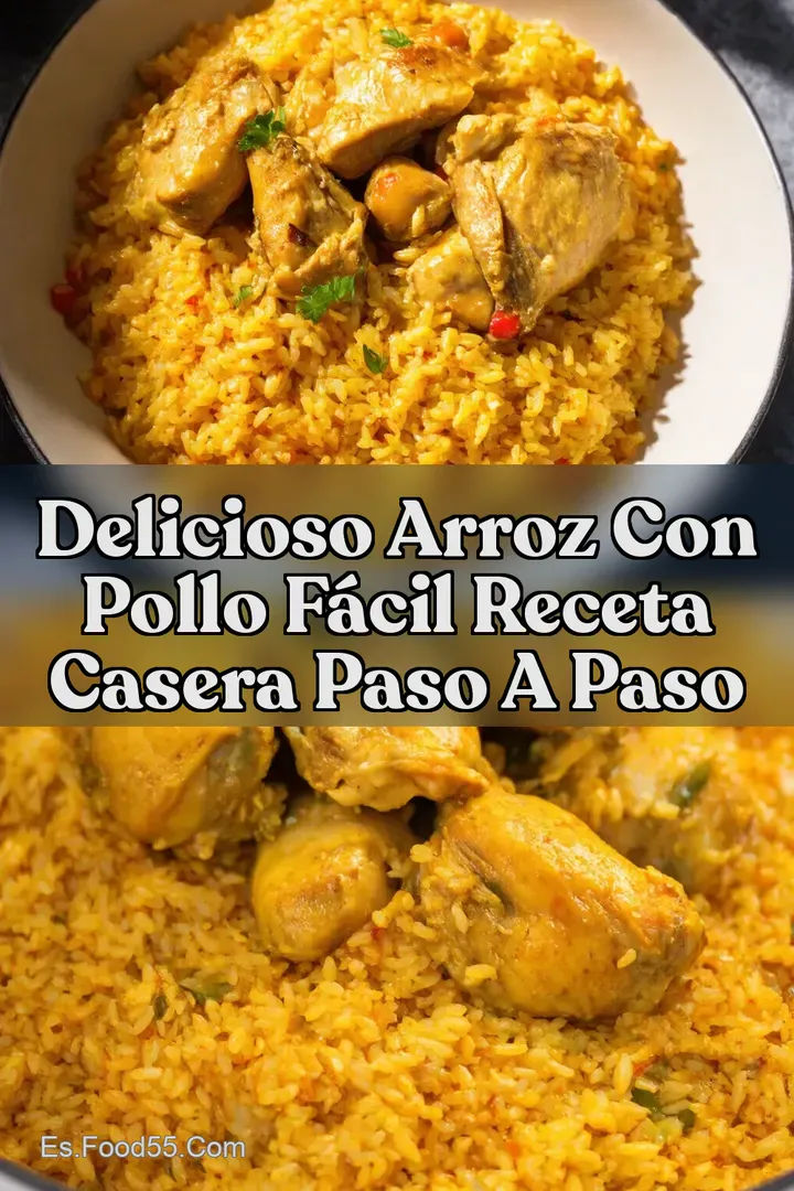 Delicioso Arroz con Pollo F&aacute;cil Receta Casera Paso a Paso