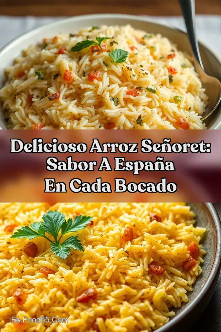 Delicioso Arroz Se&ntilde;oret: Sabor a Espa&ntilde;a en Cada Bocado