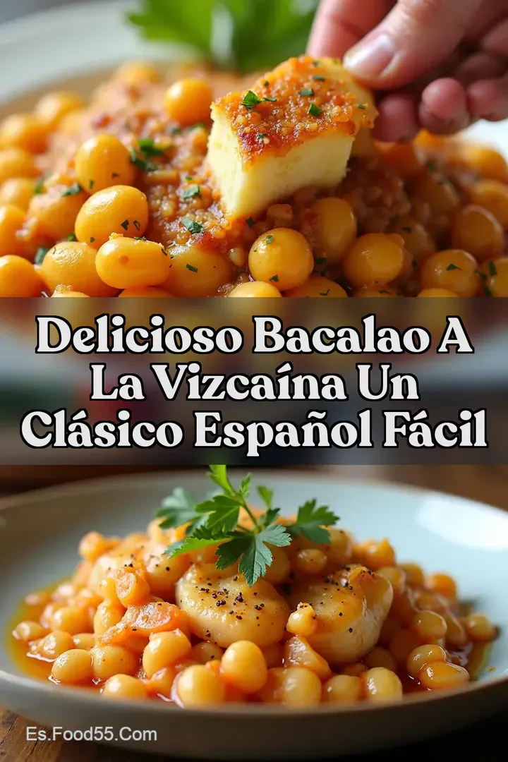 Delicioso Bacalao a la Vizca&iacute;na Un Cl&aacute;sico Espa&ntilde;ol F&aacute;cil