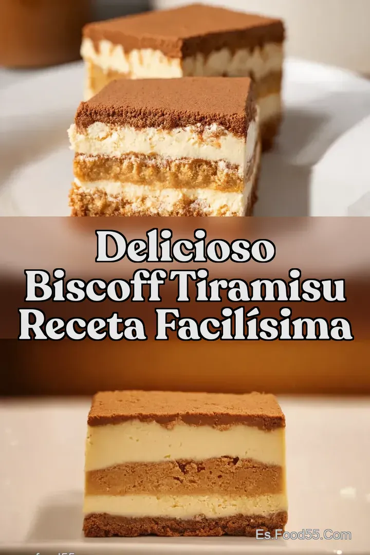 Delicioso Biscoff Tiramisu Receta Facil&iacute;sima