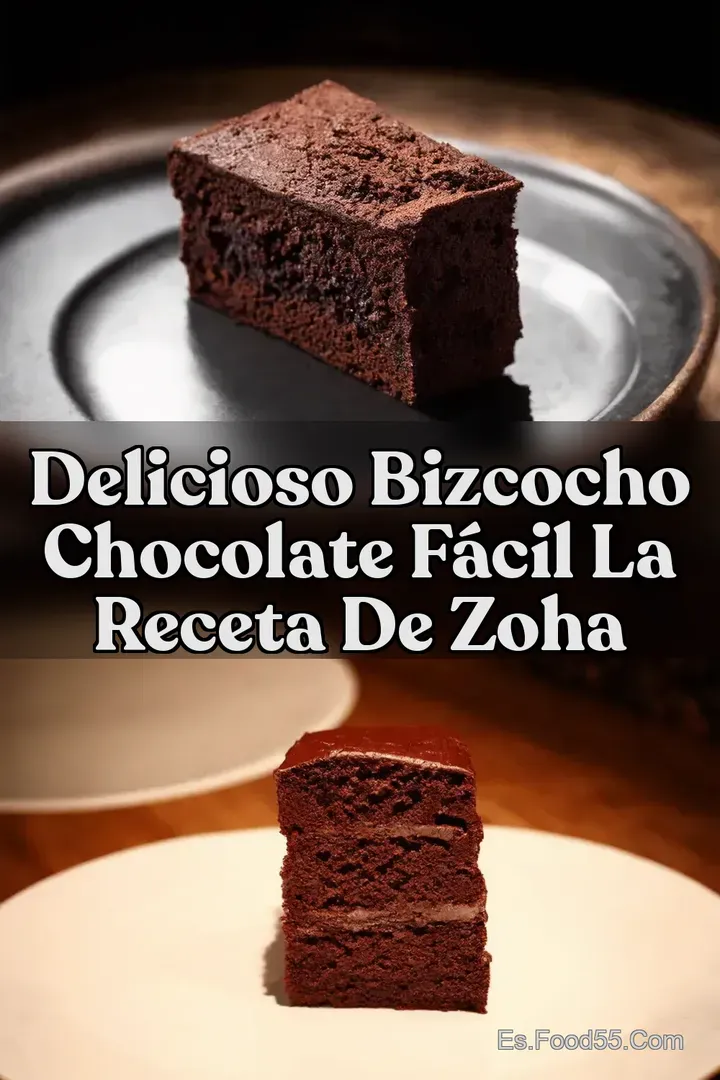 Delicioso Bizcocho Chocolate F&aacute;cil La Receta De Zoha