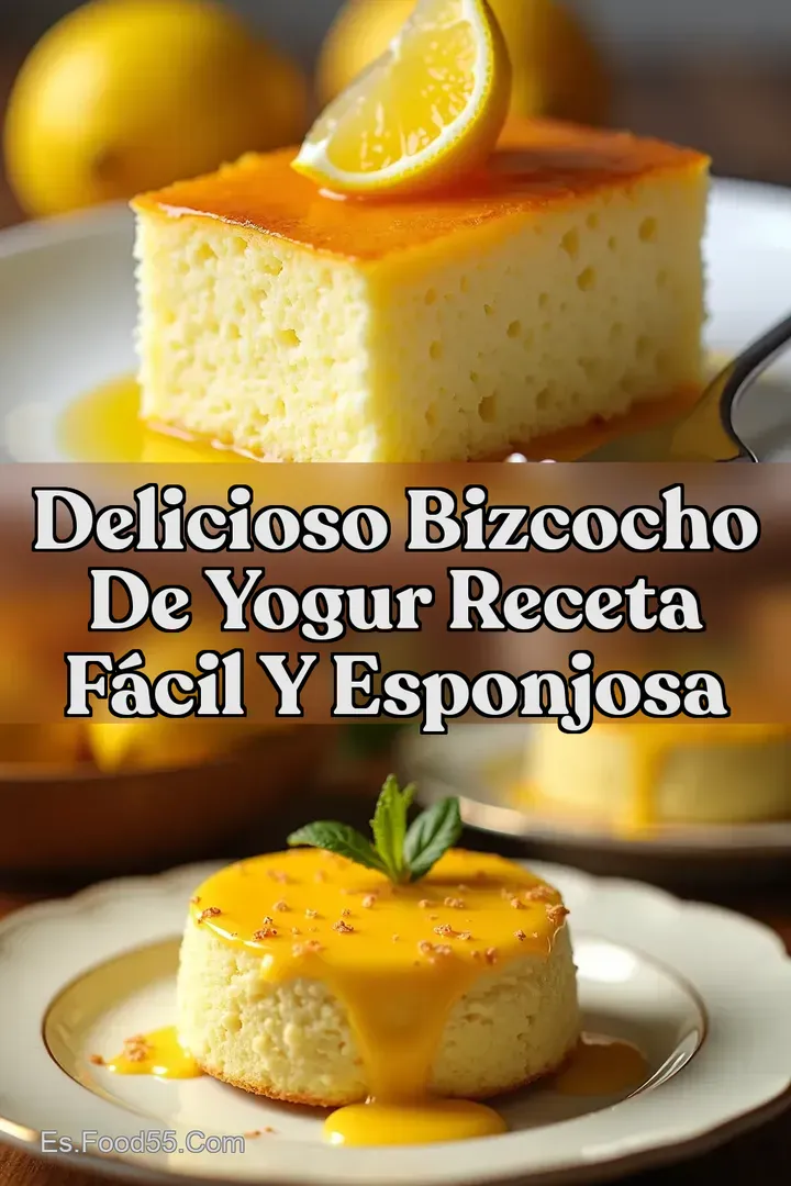 Delicioso Bizcocho De Yogur Receta F&aacute;cil Y Esponjosa