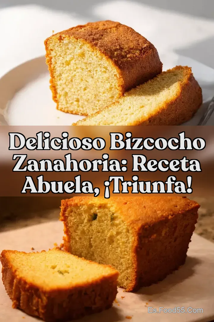Delicioso Bizcocho Zanahoria: Receta Abuela &iexcl;Triunfa!