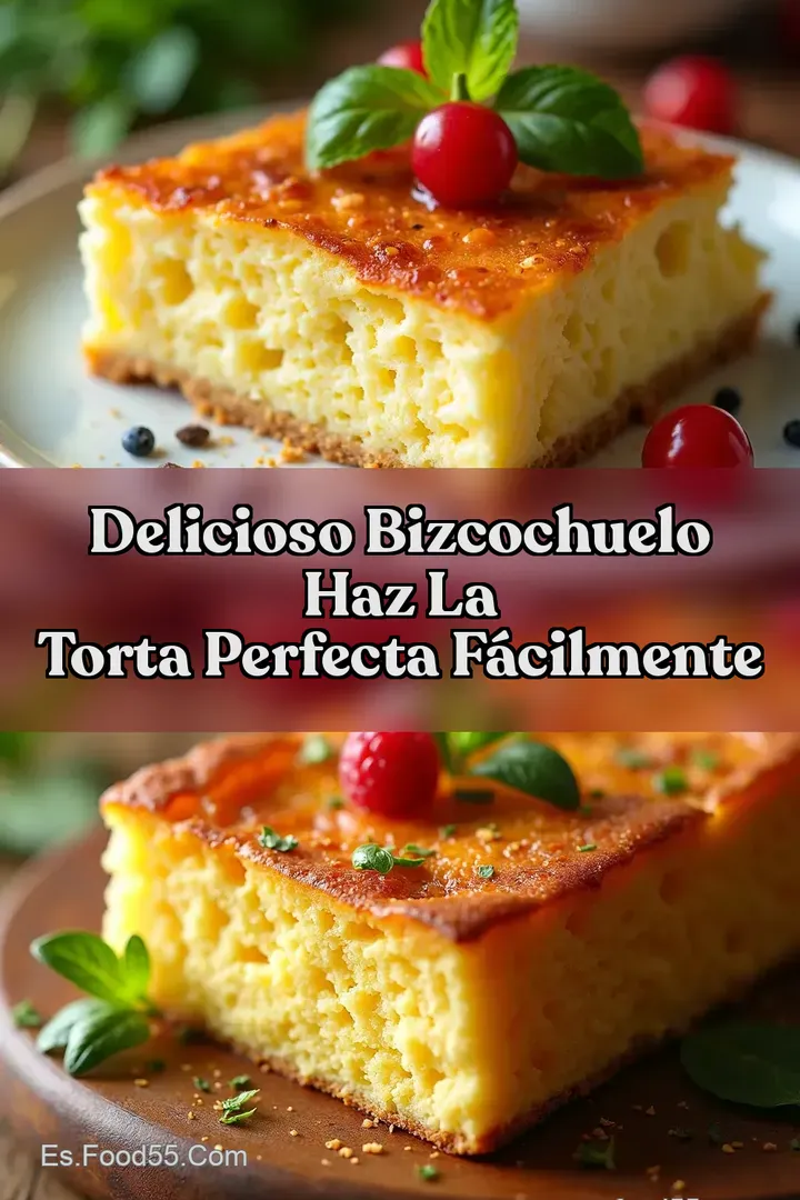 Delicioso Bizcochuelo Haz la Torta Perfecta F&aacute;cilmente