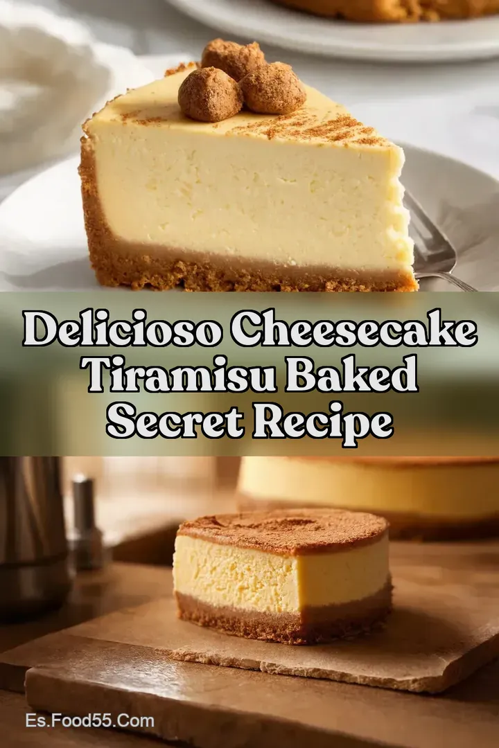 Delicioso Cheesecake Tiramisu Baked Secret Recipe