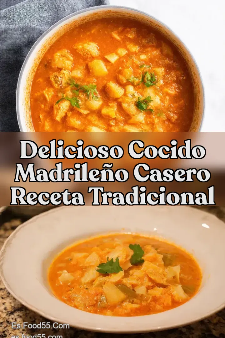 Delicioso Cocido Madrile&ntilde;o Casero Receta Tradicional