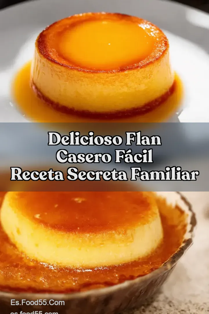 Delicioso Flan Casero F&aacute;cil Receta Secreta Familiar