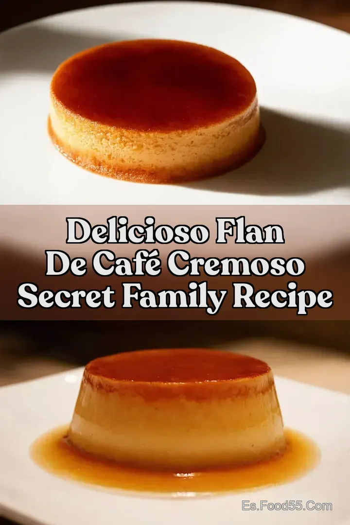 Delicioso Flan de Caf&eacute; Cremoso Secret Family Recipe