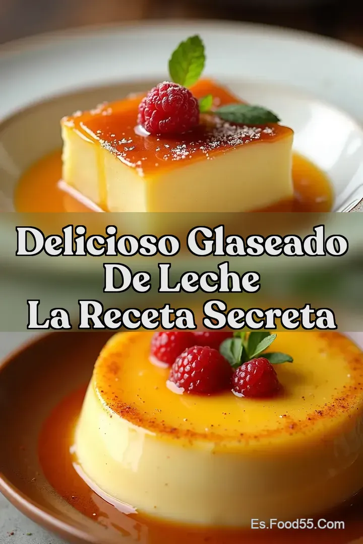 Delicioso Glaseado de Leche La Receta Secreta