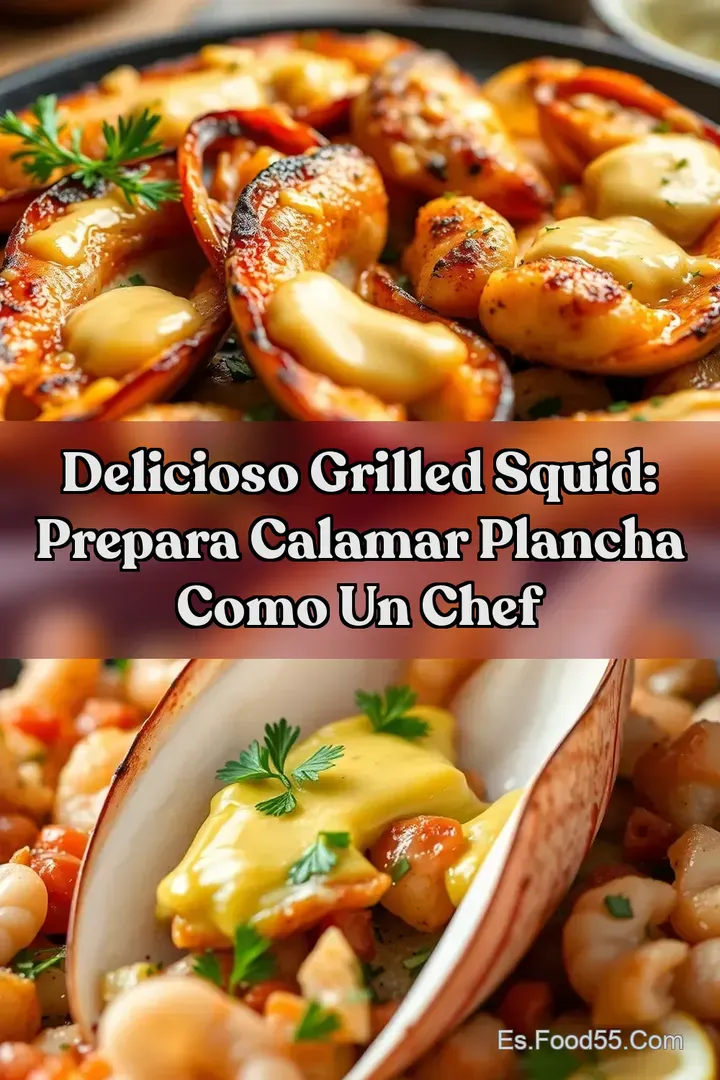 Delicioso Grilled Squid: Prepara calamar plancha como un chef