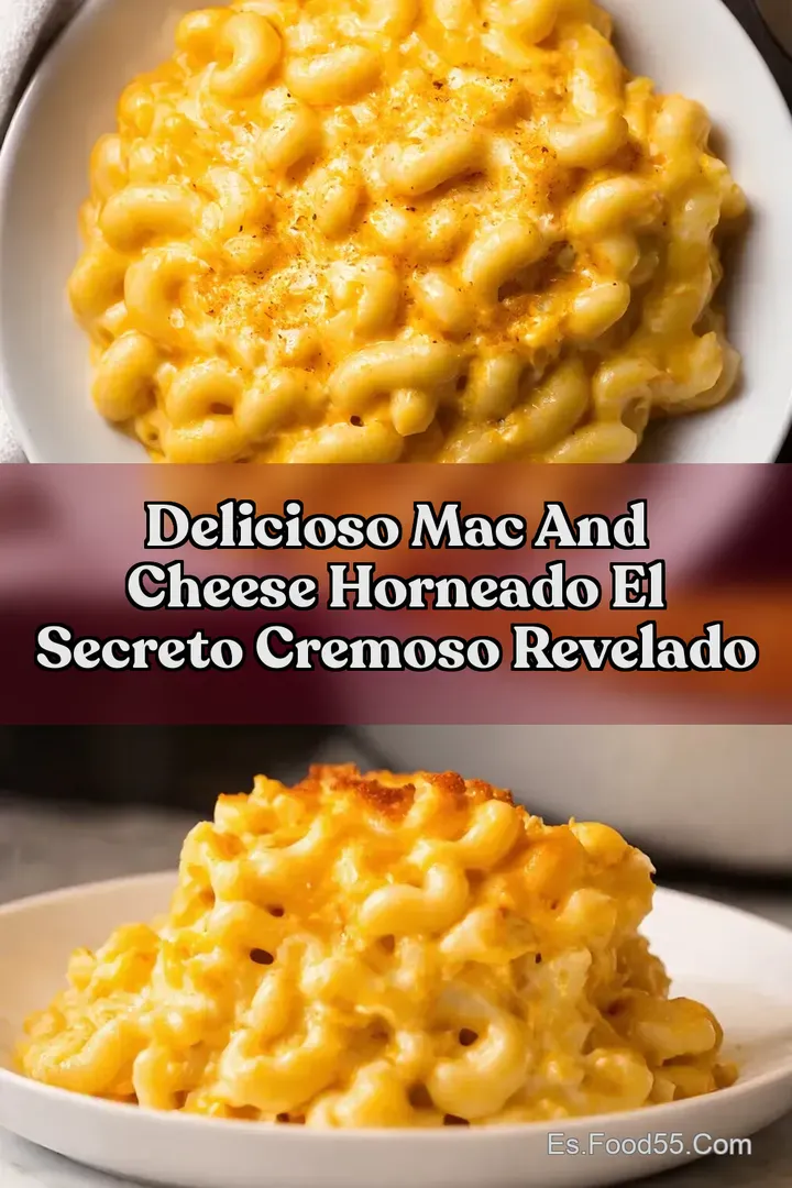 Delicioso Mac and Cheese Horneado El Secreto Cremoso Revelado