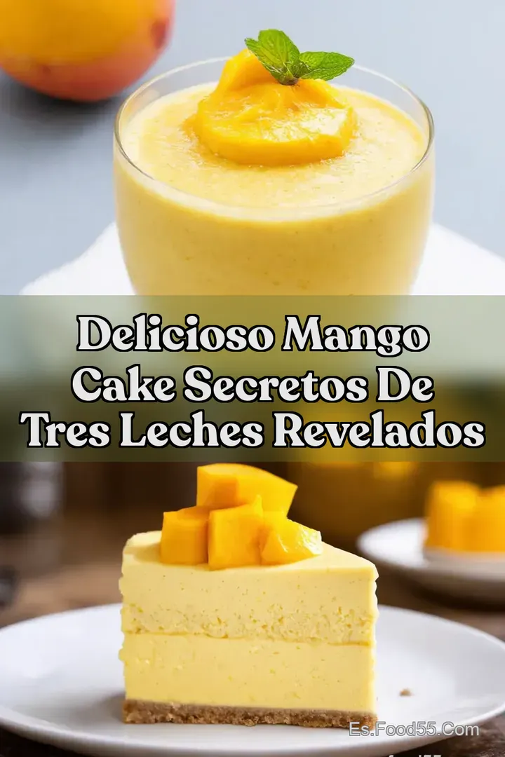 Delicioso Mango Cake Secretos de Tres Leches Revelados
