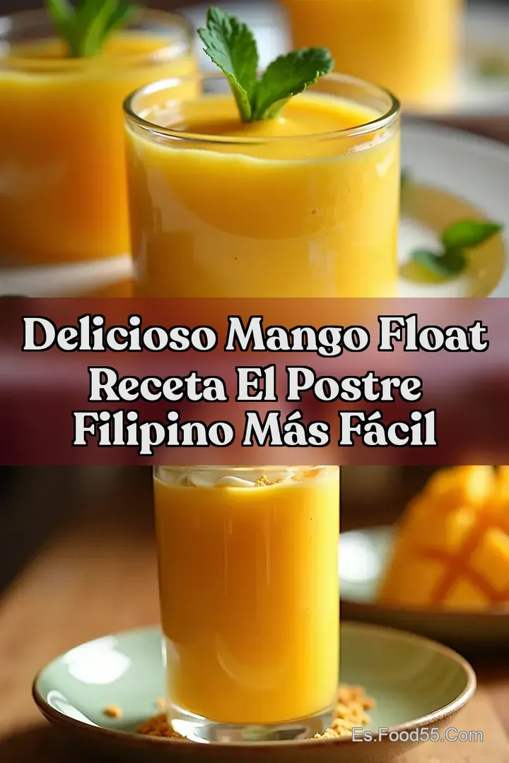 Delicioso Mango Float Receta El Postre Filipino M&aacute;s F&aacute;cil