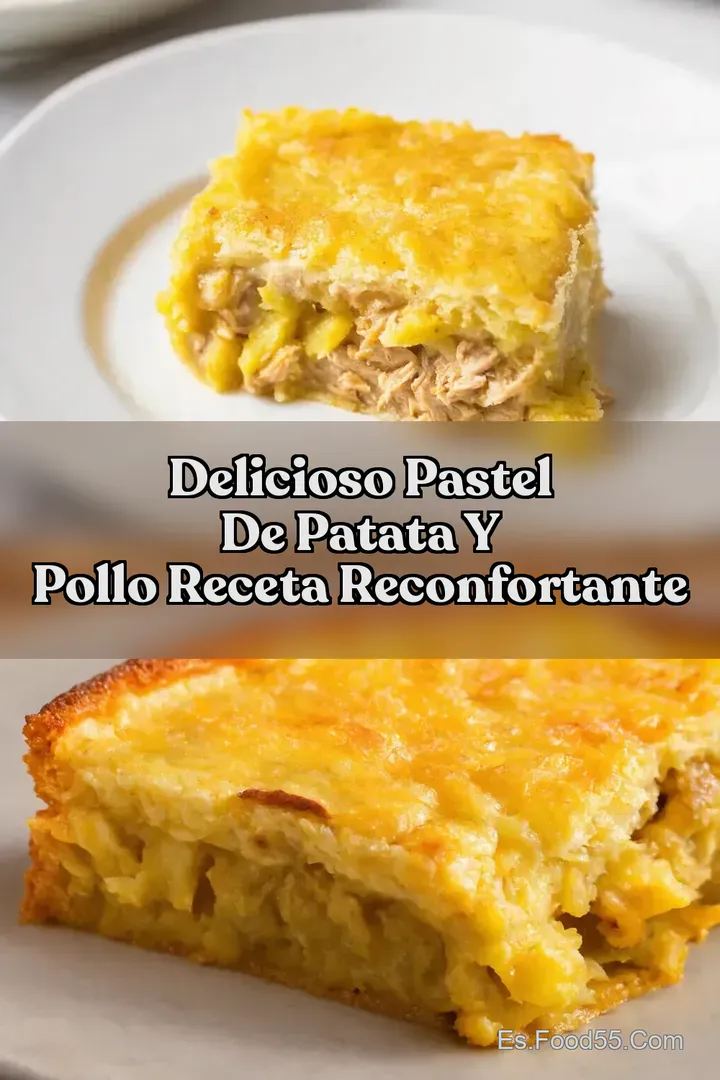 Delicioso Pastel de Patata y Pollo Receta Reconfortante