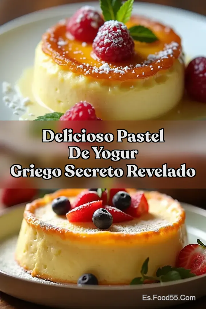 Delicioso Pastel de Yogur Griego Secreto Revelado
