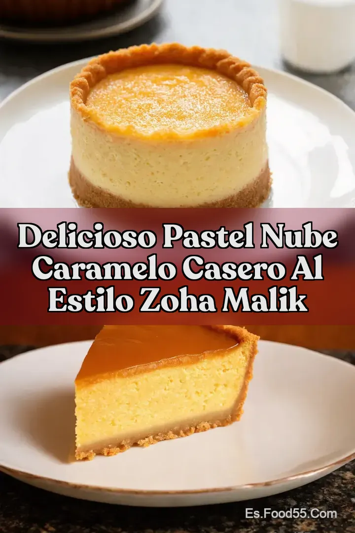 Delicioso Pastel Nube Caramelo Casero al Estilo Zoha Malik
