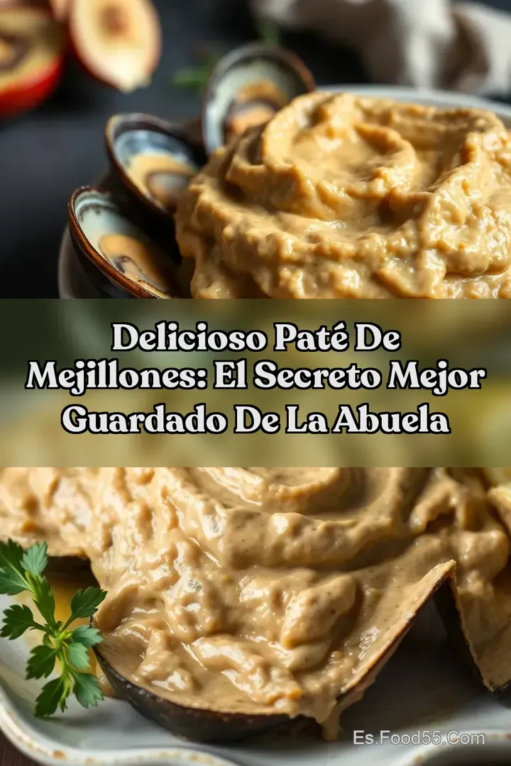 Delicioso Pat&eacute; de Mejillones: El Secreto Mejor Guardado de la Abuela