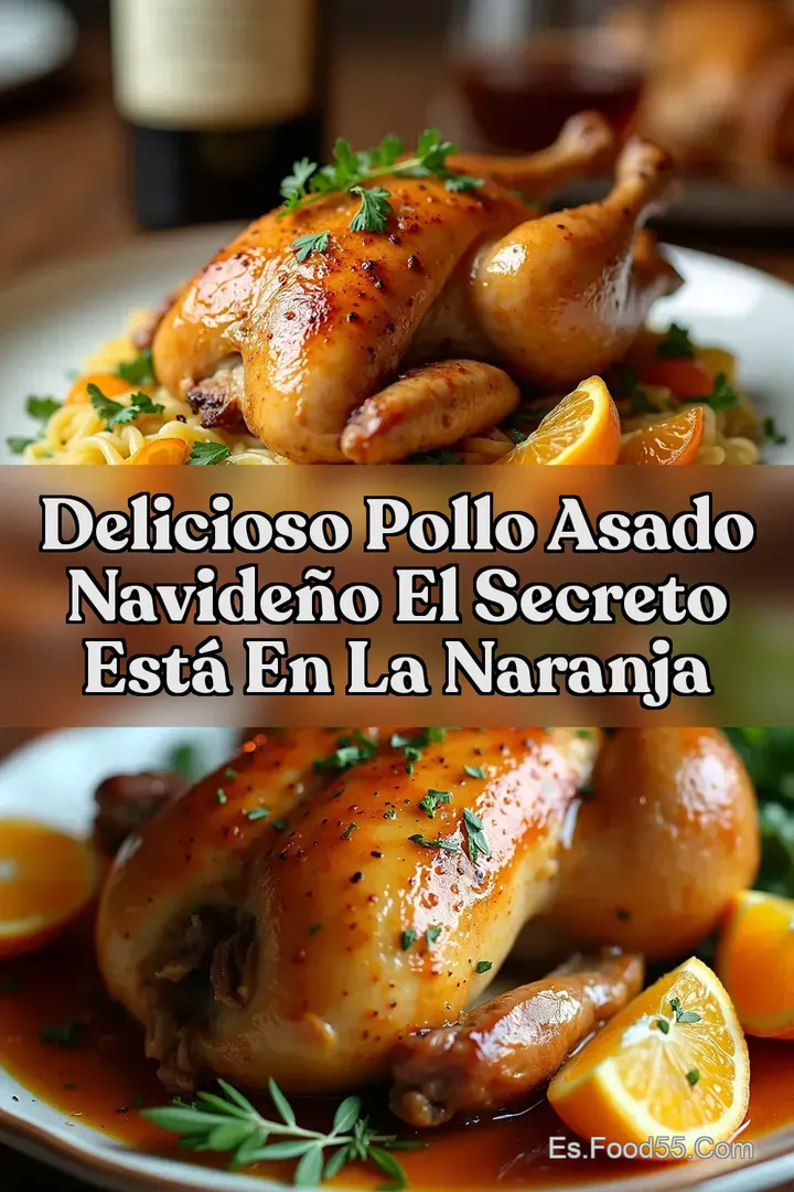 Delicioso Pollo Asado Navide&ntilde;o El Secreto est&aacute; en la Naranja