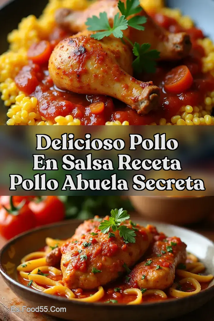 Delicioso Pollo en Salsa Receta Pollo Abuela Secreta