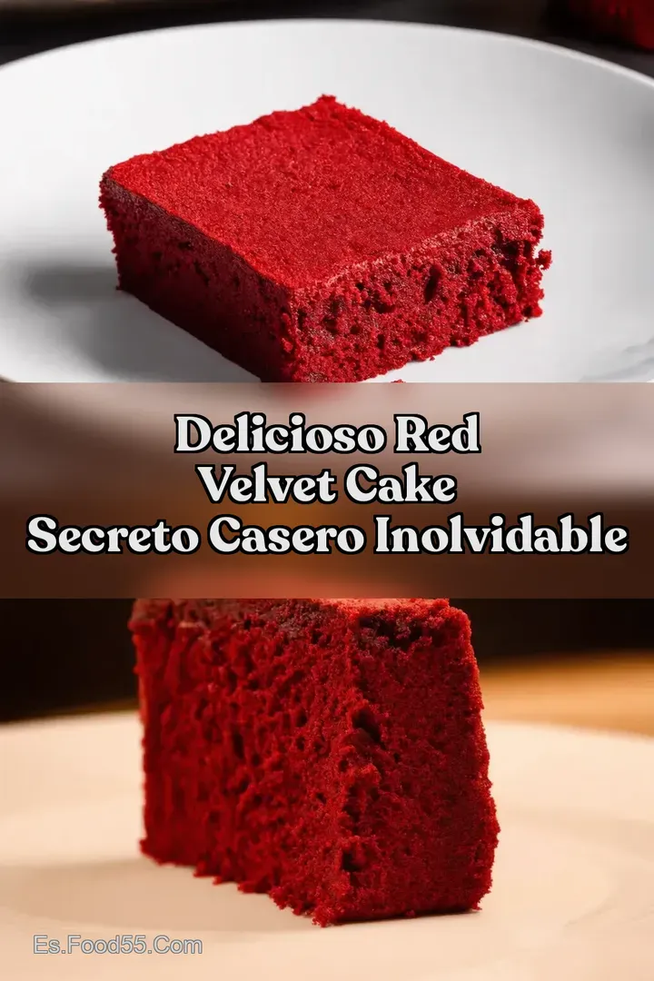 Delicioso Red Velvet Cake Secreto Casero Inolvidable
