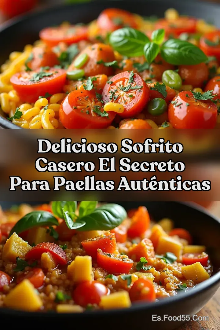 Delicioso Sofrito Casero El Secreto para Paellas Aut&eacute;nticas